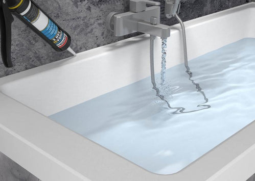 How To Seal Around A Bath With Soudal Silicone Sealant