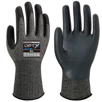 Wonder Grip OP-795 OPTY™ - Cut Resistant Gloves (PU Palm) - ISO Cut Level E