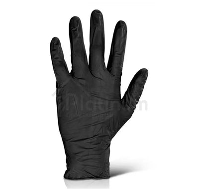 Beeswift Black Nitrile Examination Gloves - Powder Free