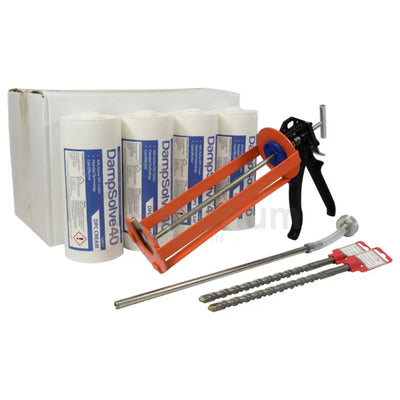 DampSolve-40 High Strength Damp Proof Cream - 1 Litre Cartridge Kits