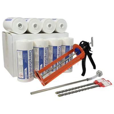 DampSolve-40 High Strength Damp Proof Cream - 1 Litre Cartridge Kits