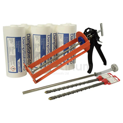 DampSolve-40 High Strength Damp Proof Cream - 1 Litre Cartridge Kits