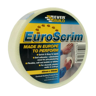 Everbuild EuroScrim Plasterboard Scrim Tape