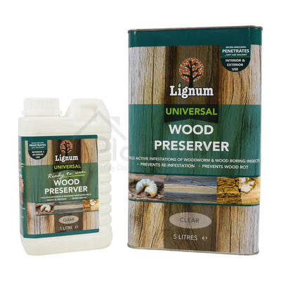 Lignum Ready-to-Use Universal Wood Preserver - Woodworm & Dry Rot Treatment