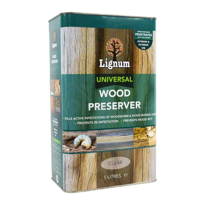 Lignum Ready-to-Use Universal Wood Preserver - Woodworm & Dry Rot Treatment