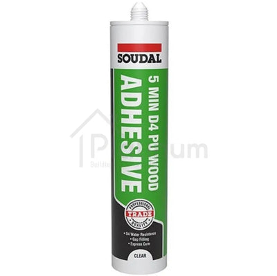 Soudal 5 Minute D4 Polyurethane Wood Adhesive Gel