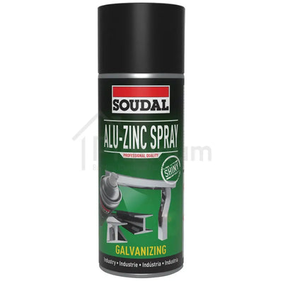 Soudal Alu-Zinc Spray - Shiny Finish