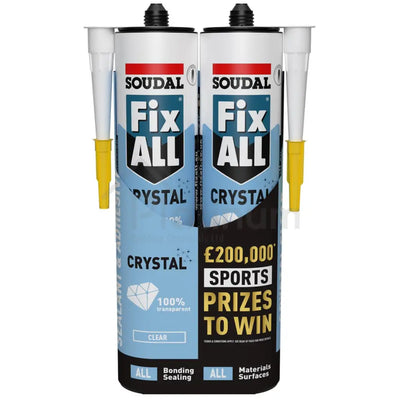 Soudal Fix All Crystal Clear - Duo Pack 'Rewards' Promo