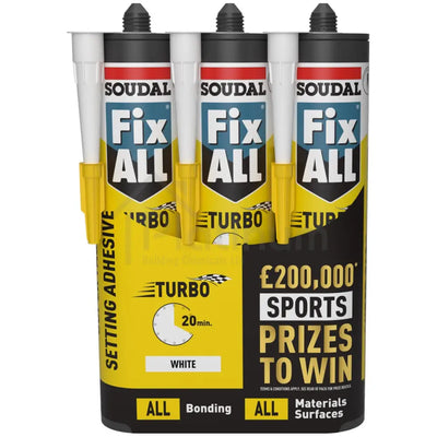 Soudal Fix All Turbo - Triple Pack 'Rewards' Promo