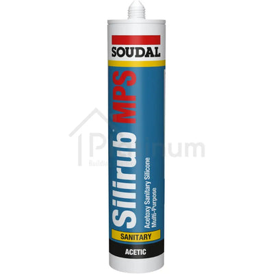 Soudal Silirub MPS - General Purpose Sanitary Grade Acetoxy Silicone