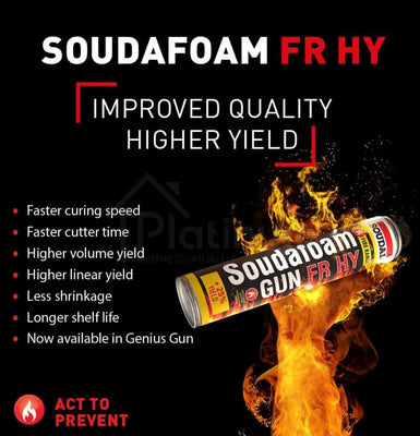 Soudal Soudafoam FR HY - HIGH YIELD Fire Rated Expanding Foam