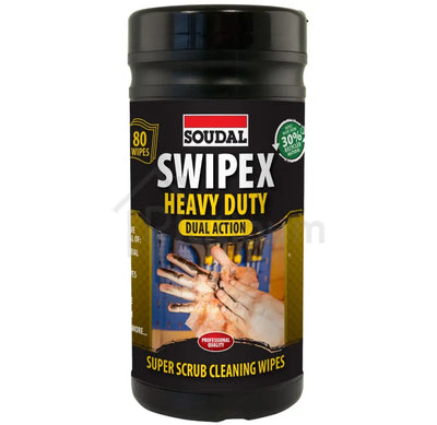 Soudal SWIPEX Heavy Duty Super Scrub Cleaning Wipes