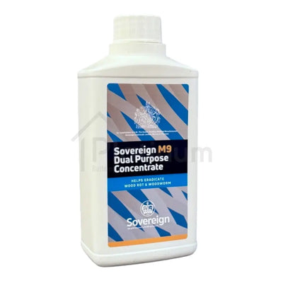 Sovereign M9 Dual Purpose Concentrate - Woodworm & Dry Rot Treatment
