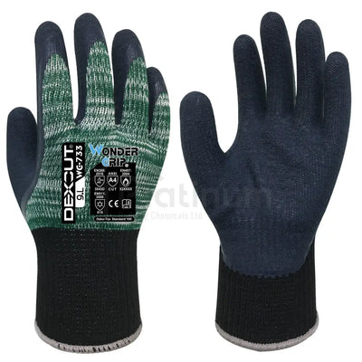 Wonder Grip WG-733 DEXCUT® - Cut, Heat & Cold Resistant Gloves (Latex Palm) - ISO Cut Level D