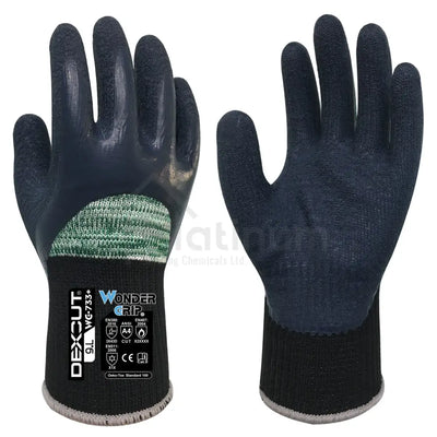 Wonder Grip WG-733+ DEXCUT® - Cut Resistant Gloves (Latex Palm) - ISO Cut Level D