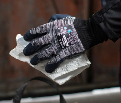 Wonder Grip WG-333 ROCK & STONE - Heavy Duty Grip Gloves (Latex Palm)