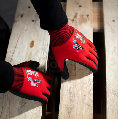 Wonder Grip WG-500R FLEX - Oil & Wet Resistant Gloves (Nitrile Palm)