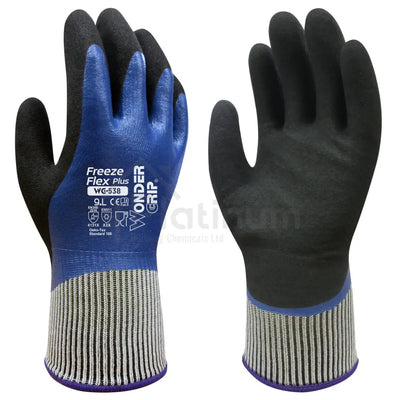 Wonder Grip WG-538 FREEZE FLEX PLUS - Cold Resistant Thermal Gloves (Nitrile Palm)