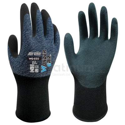 Wonder Grip WG-550 AIR LITE - General Purpose Gloves (Nitrile Palm)