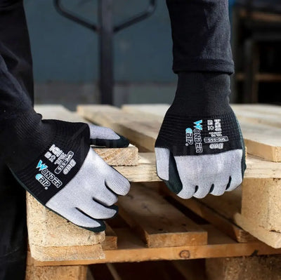 Wonder Grip WG-555 DUO - General Purpose Gloves (Nitrile Palm)