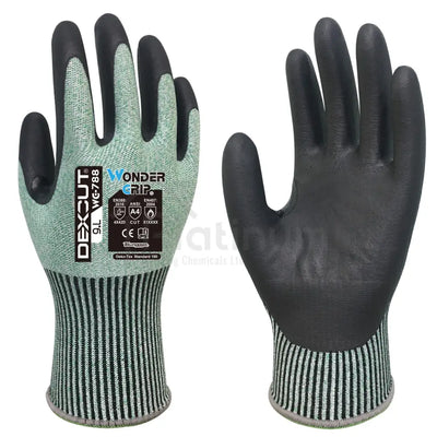 Wonder Grip WG-788 DEXCUT® - Cut & Heat Resistant Gloves (Nitrile Palm) - ISO Cut Level D