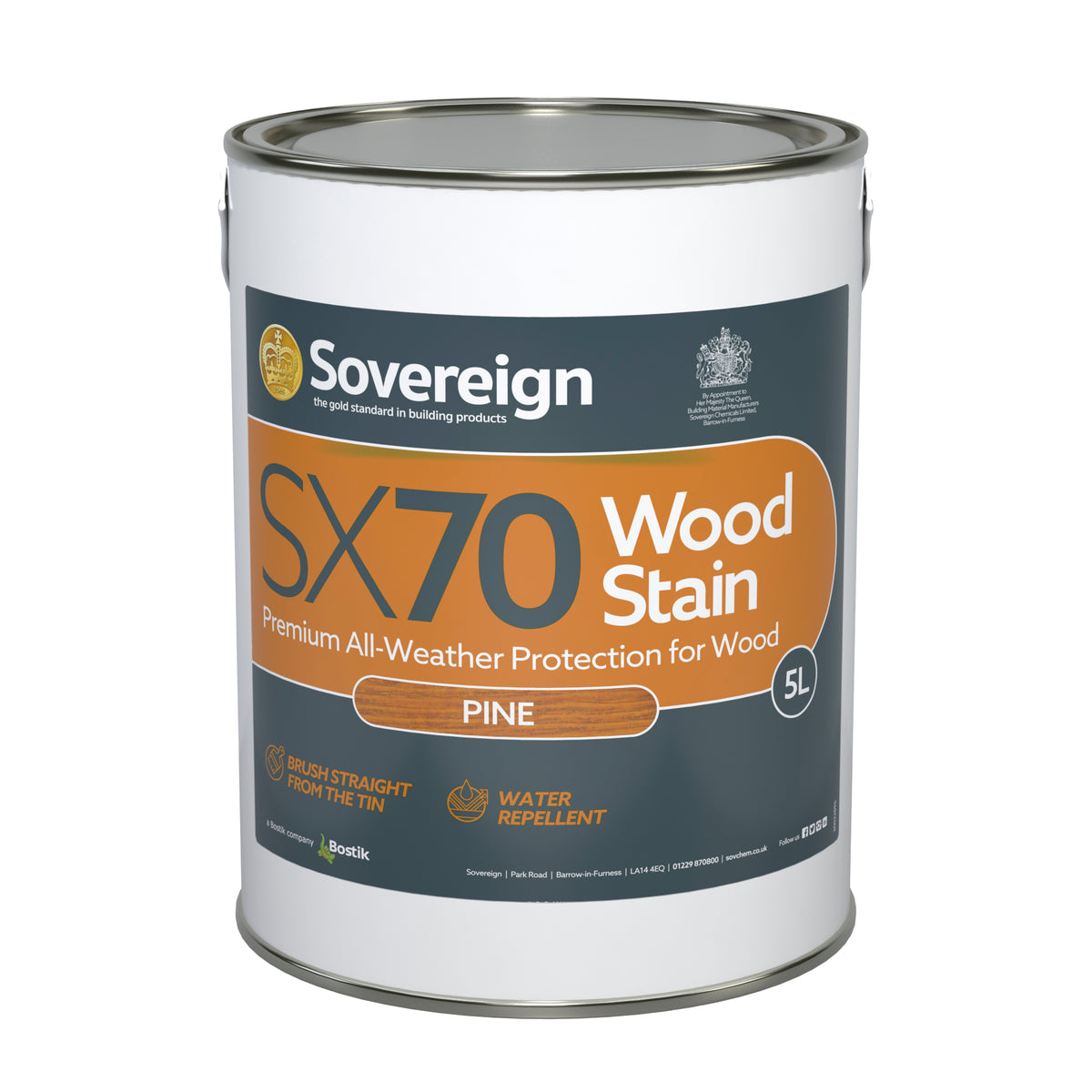 Sovereign SX70 Solvent Based Wood Stain Wide Colour Range Platinum